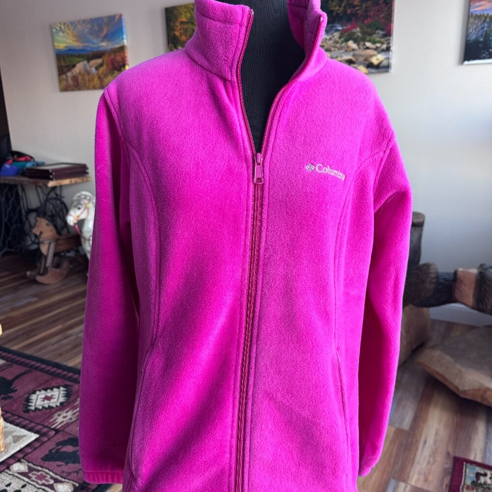 Columbia Fleece Jacket - Size L - Pink. Effectively new w/o tags